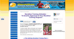 Desktop Screenshot of marathon-training-schedule.com